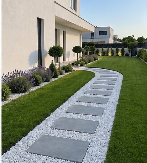 Atakum villa bahçesi peyzaj uygulaması - West Peyzaj
